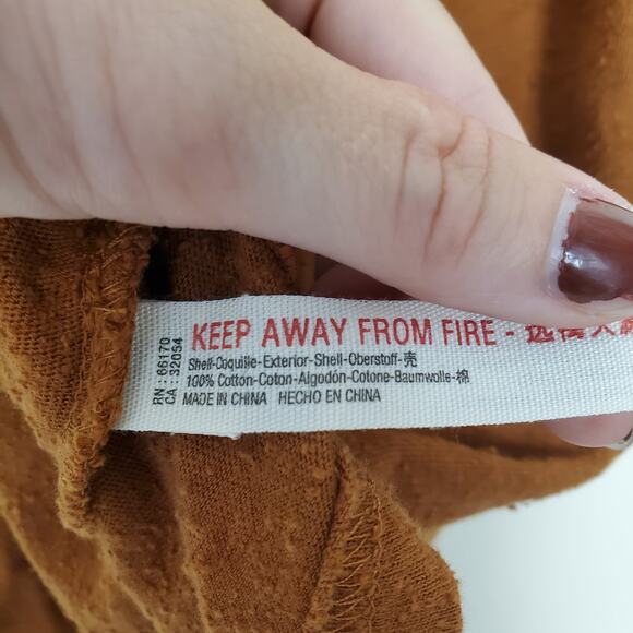 Free People Beach Brown Popcorn Textured Cotton Tank Mini Dress Womens XSmall - Picture 8 of 9